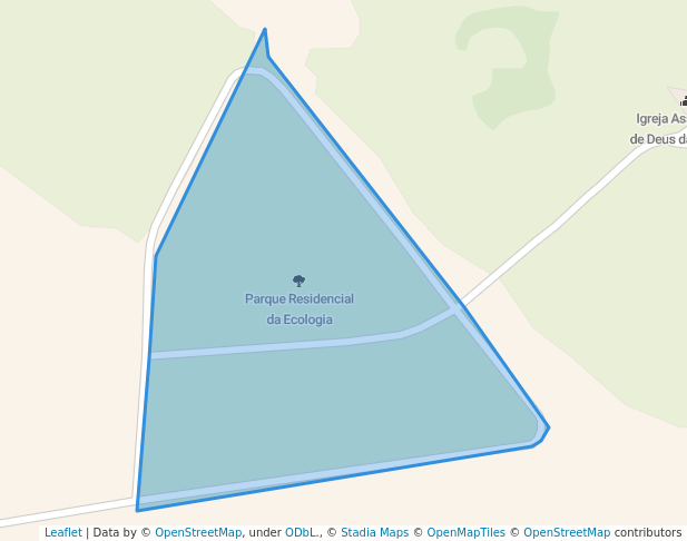 walking in Parque Residencial da Ecologia map in Seropédica