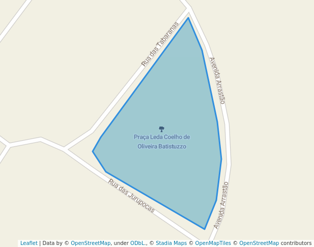 Praça Leda Coelho de Oliveira Batistuzzo in Tietê | Map and Routes