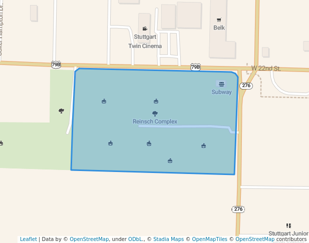 walking in Reinsch Complex map in Stuttgart