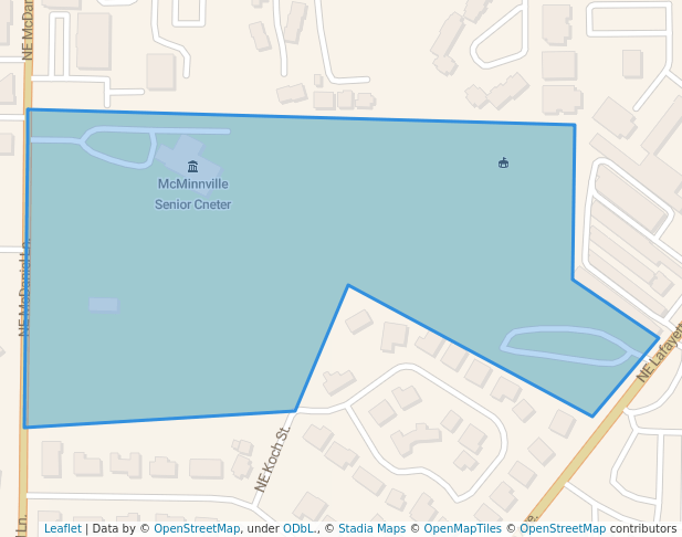 walking in Wortman Park map in McMinnville