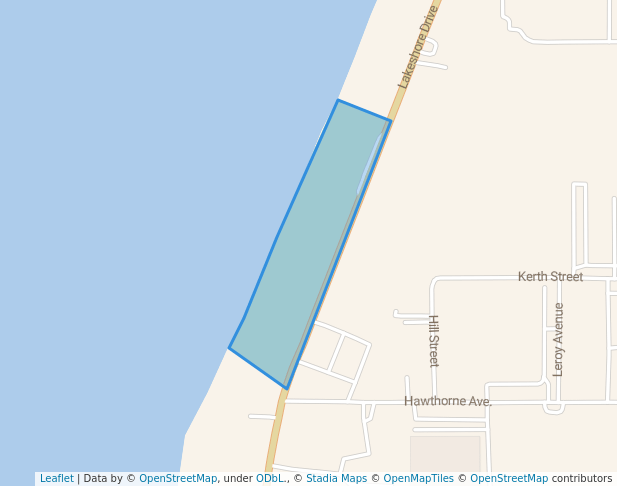 walking in Lookout Park map in St. Joseph