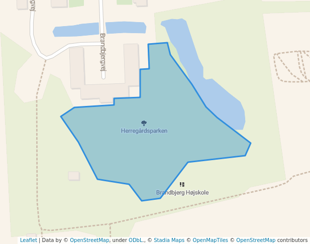 Herregårdsparken in Jelling | Map and Routes