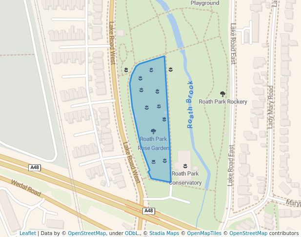 Roath Park Rose Garden