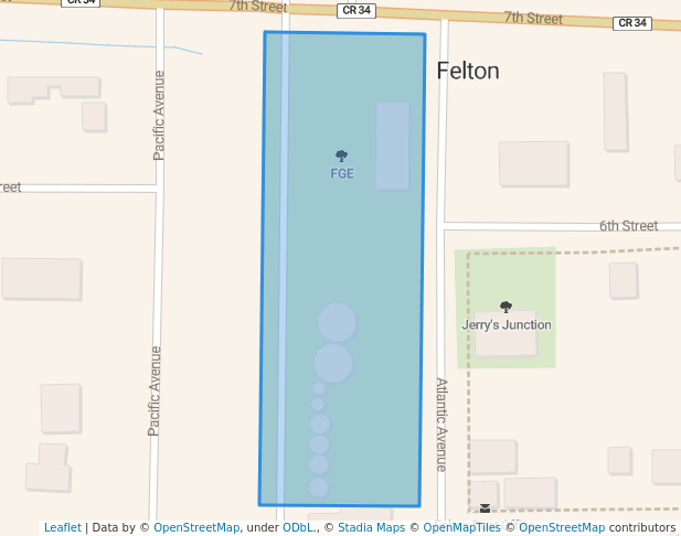 walking in FGE map in Felton