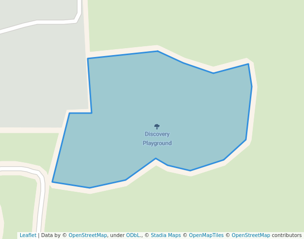 walking in Discovery Playground map in Tarpon Springs