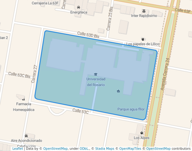 Universidad del Rosario, Parque Mutis