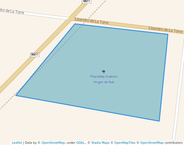 Plazoleta Oratorio Virgen de Ítati