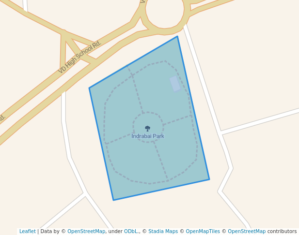 Indrabai Park in Bhuj | Map and Routes