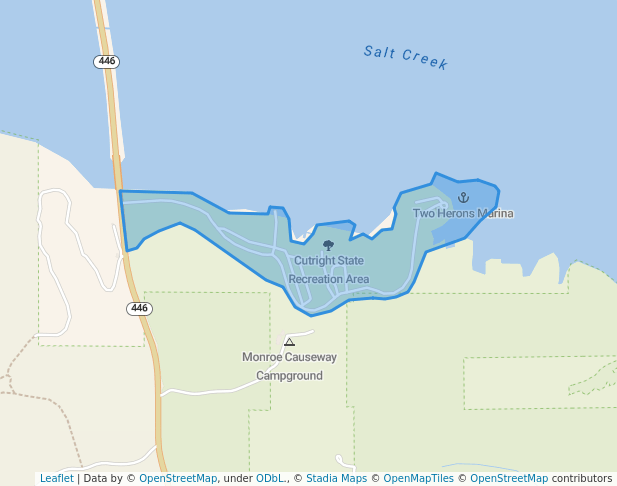 Paynetown State Recreation Area in Bloomington | Map and Routes