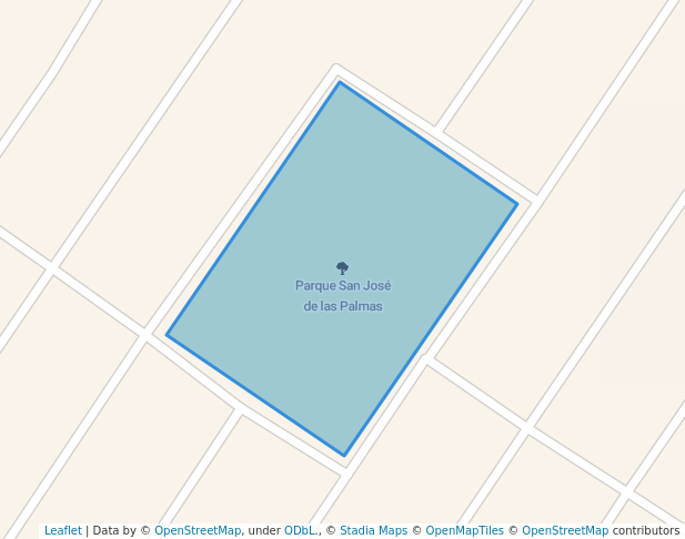 walking in Parque San José de las Palmas map in Guadalajara de Buga