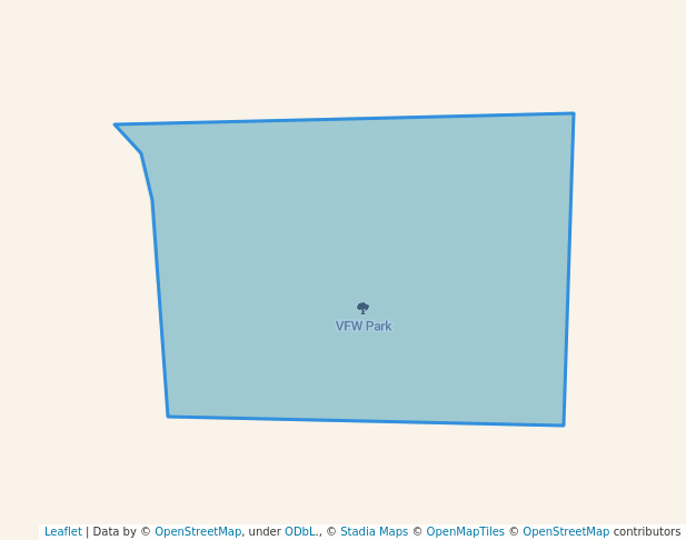 walking in VFW Park map in Charleston