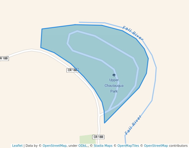 walking in Upper Chautauqua Park map in Hot Springs