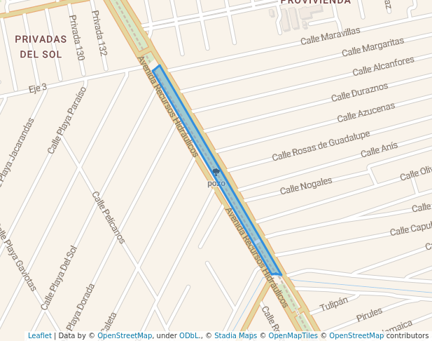 walking in pozo map in Ecatepec de Morelos
