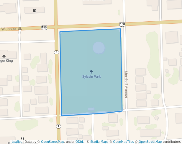 walking in Sylvain Park map in Paris