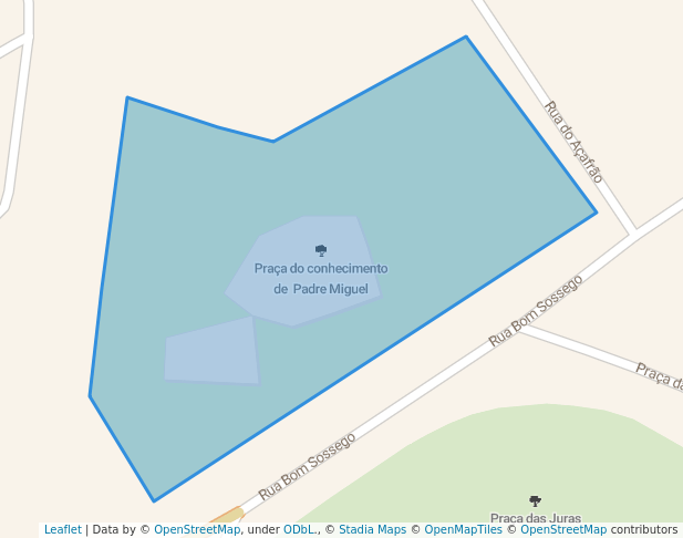 Praça do conhecimento de  Padre Miguel