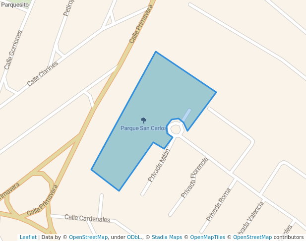 walking in Parque San Carlos map in Ecatepec de Morelos