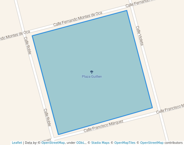 walking in Plaza Guillen map in Piedras Negras