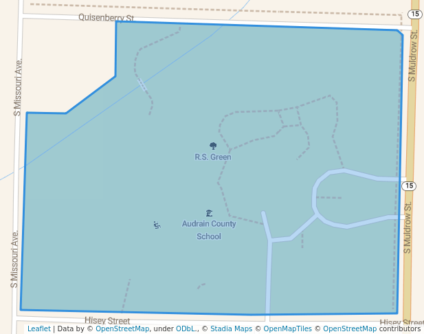 walking in R.S. Green map in Mexico