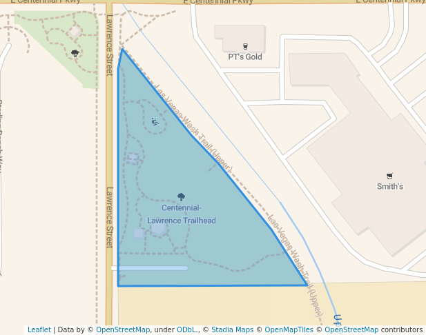 Centennial-Lawrence Trailhead