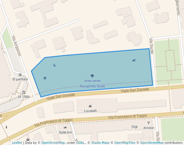 Area verde Ronald Mc Bride