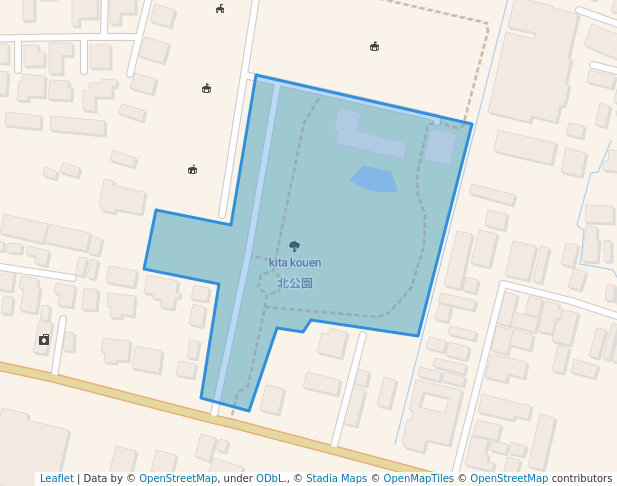 北公園 in Kashima | Map and Routes