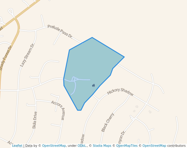 walking in City Park map in Elmendorf