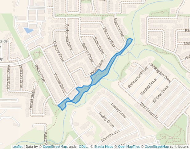 walking in Health Trail Park map in Frisco