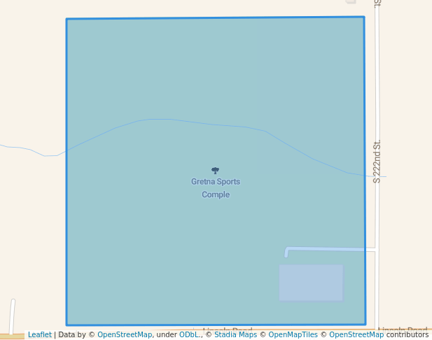 walking in Gretna Sports Comple map in Gretna