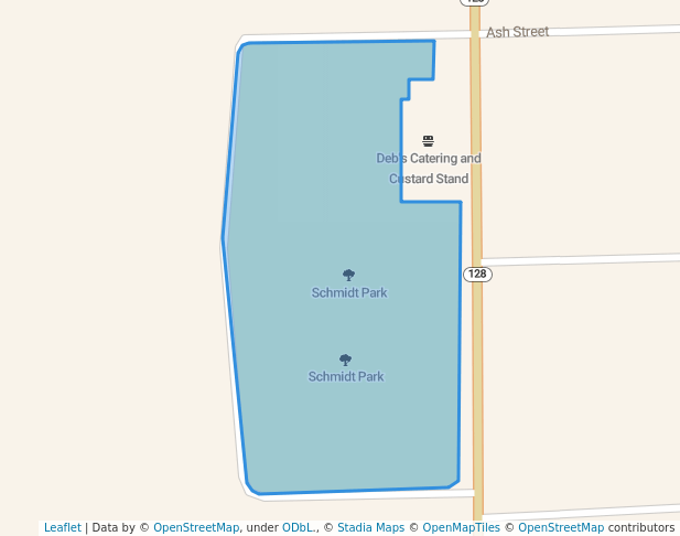 walking in Schmidt Park map in Altamont