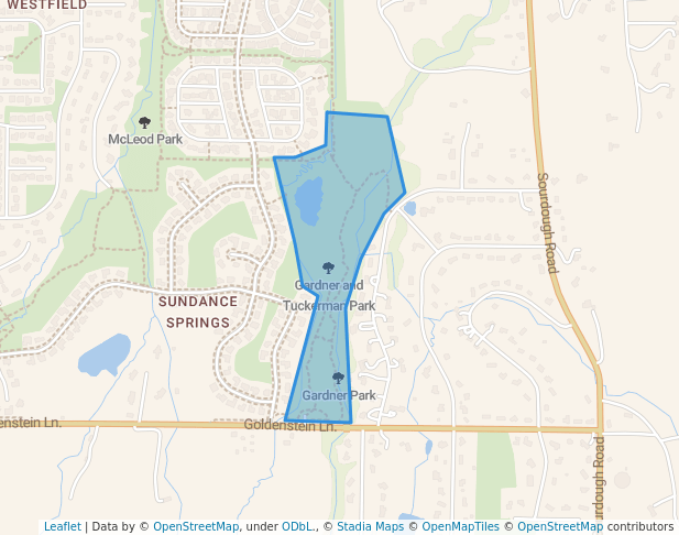 Gardner and Tuckerman Park