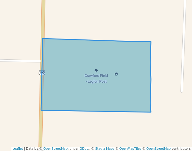 walking in Crawford Field - Legion Post map in Stuttgart