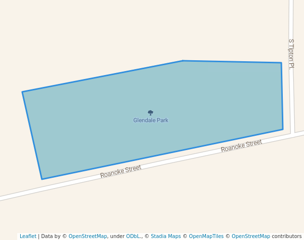 walking in glendale park map in Reidsville