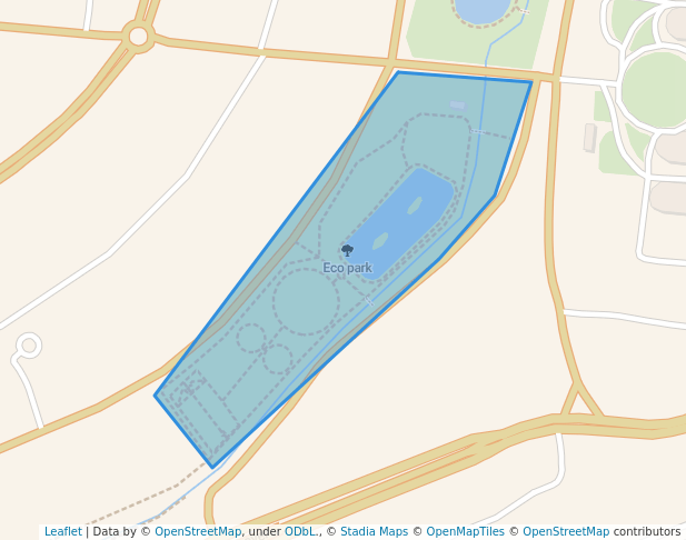 walking in Eco park map in Patna