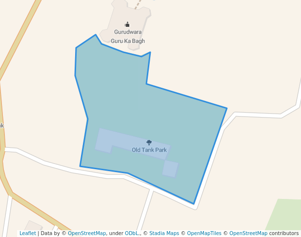 walking in Old Tank Park map in Sultanpur Lodhi