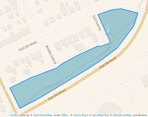 walking in Norris Park map in Cheyenne