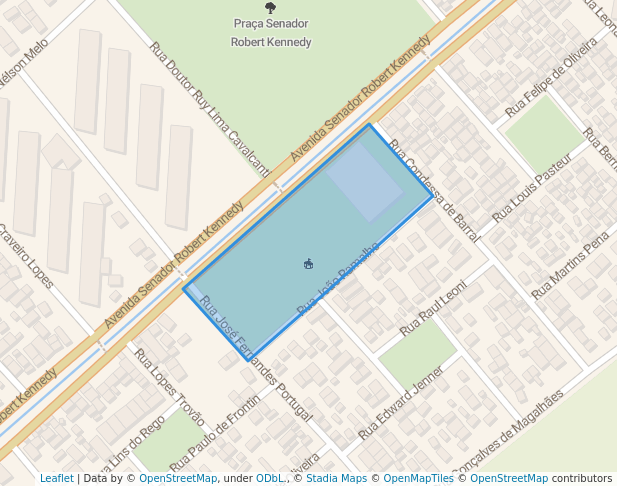 Praça da avenida senador Robert Kennedy