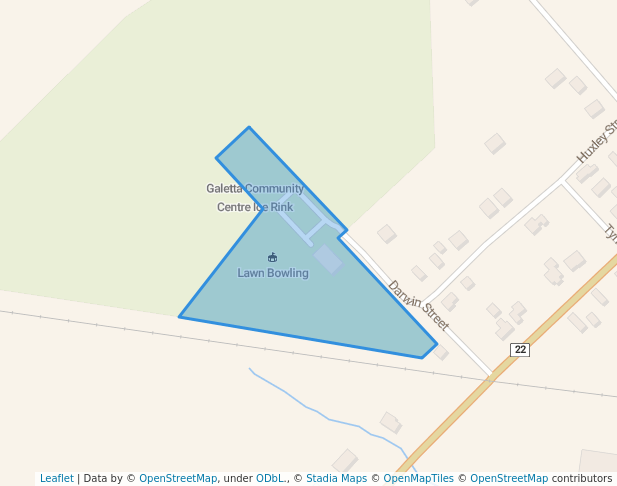 walking in Galetta Park map in Arnprior