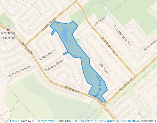 Poole Creek Pathway (West)