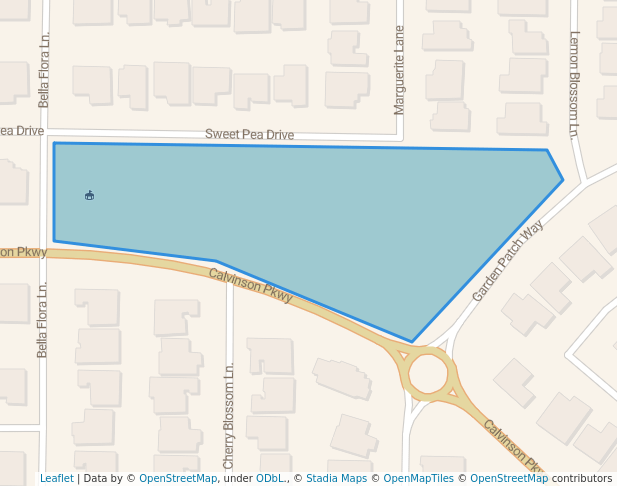 walking in Mustang Ranch Park map in Patterson