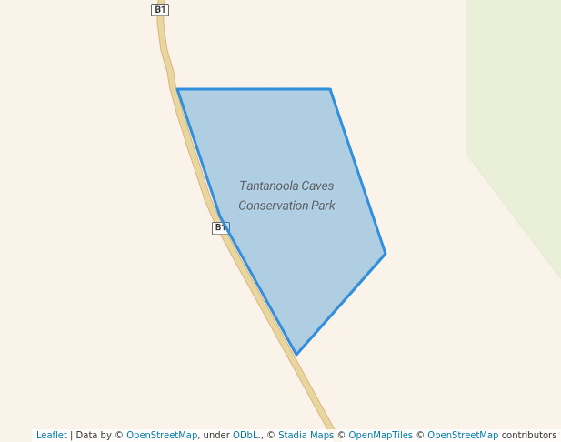 walking in Tantanoola Caves Conservation Park map in Furner
