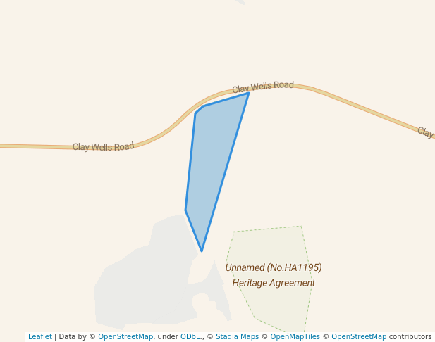 walking in Calectasia Conservation Park map in Furner
