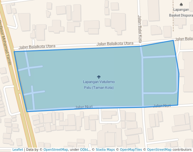 Lapangan Vatulemo Palu (Taman Kota)