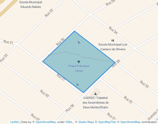 Praça Francisco Lessa in Rio de Janeiro | Map and Routes