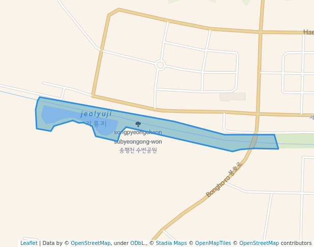 송평천 수변공원