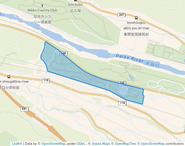 日光だいや川公園