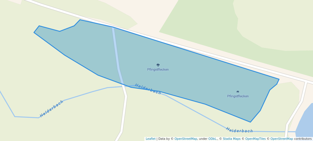 walking in Pfingstflecken map in An der Schmücke