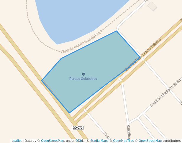 walking in Parque Goiabeiras map in Inhumas