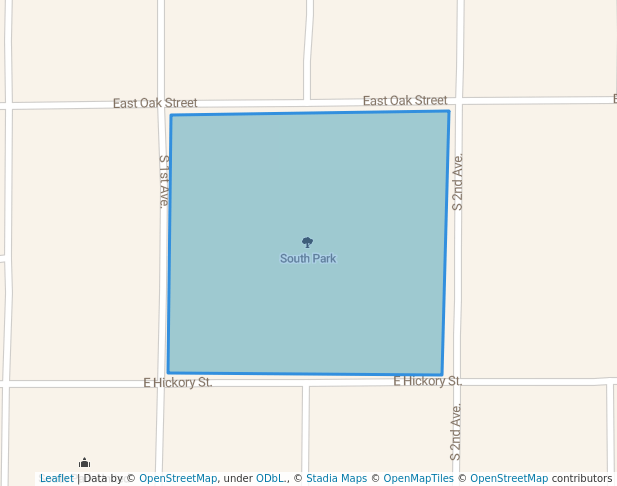 walking in South Park map in Canton