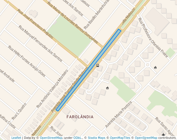 Ciclovia e area para caminhar e corrida da canal 5