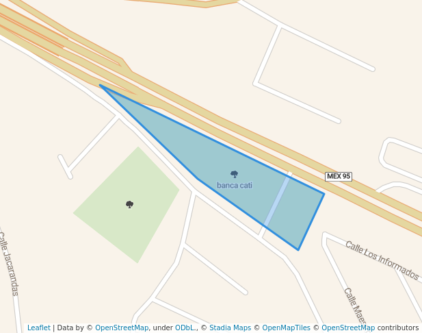 walking in banca cati map in Iguala de la Independencia